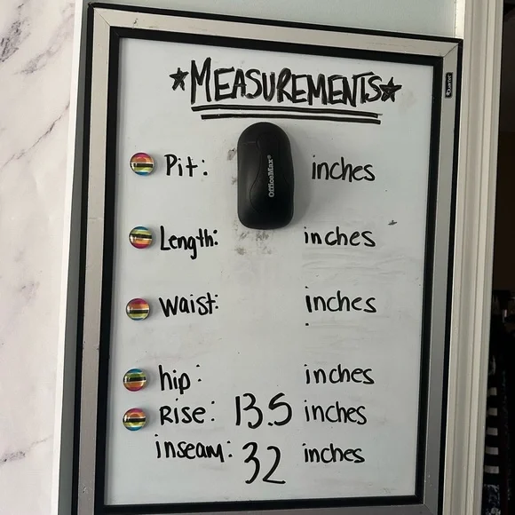 VTG EARLY 90S GUESS GREEN TAG HIGH WAIST DENIM JEANS 36/32 - Picture 14 of 14